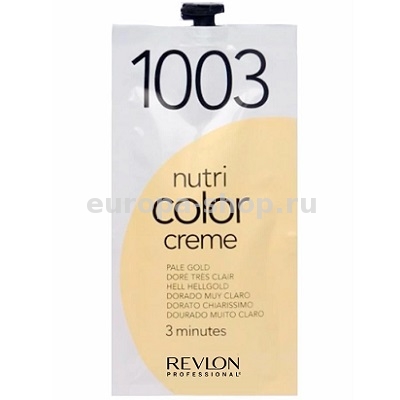 Revlon Nutri Color Creme оттеночный уход 1003 очень очень светлый блондин золотой 24 мл