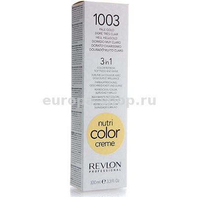 Revlon Nutri Color Creme оттеночный уход 1003 очень очень светлый блондин золотой 100 мл
