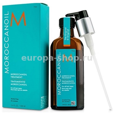 Moroccanoil Масло восстанавливающее для всех типов волос 100 мл с помпой