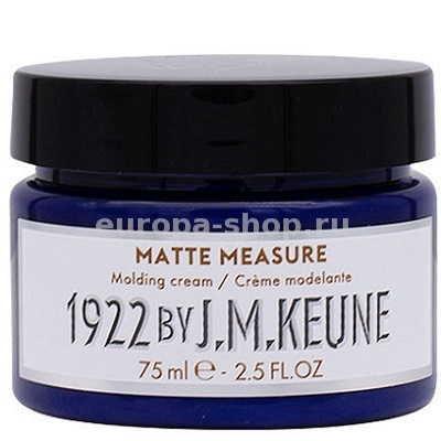 Keune Man 1922 BY J.M. Matter Measure Крем матирующий 75 мл